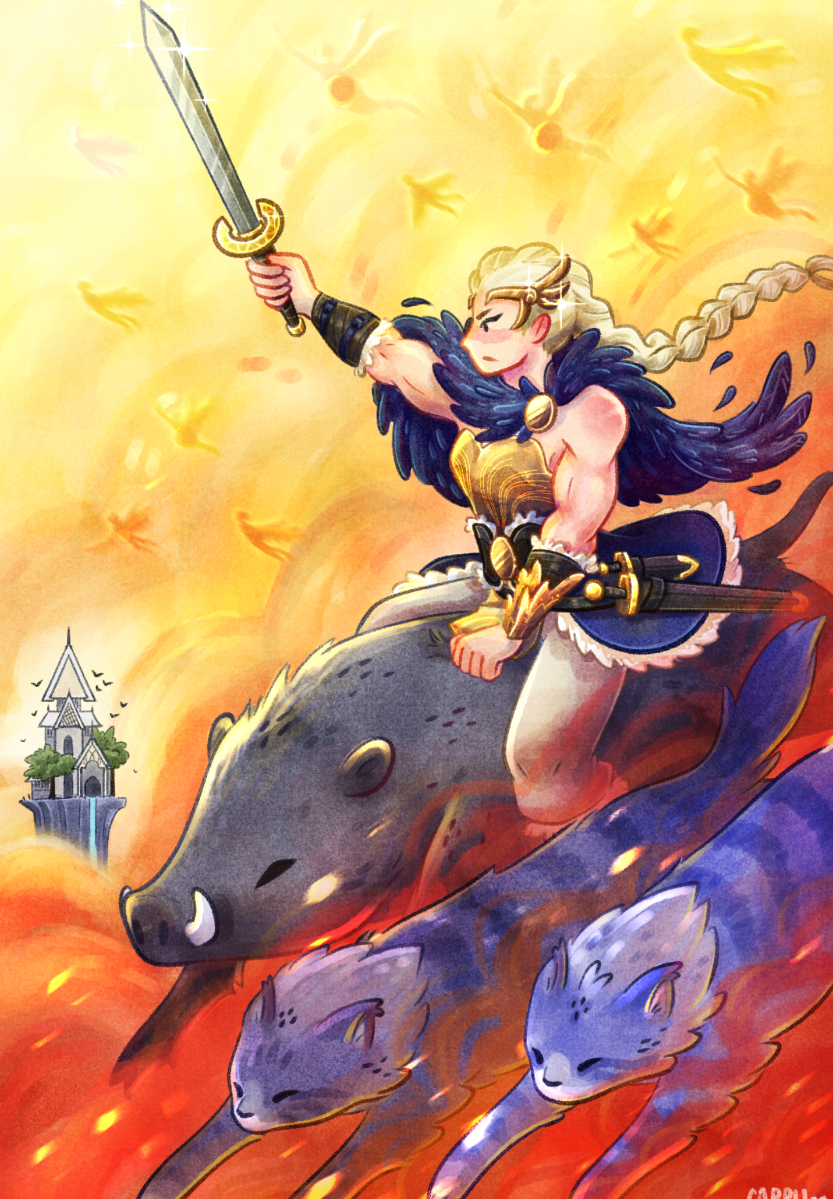 Freya, diosa de la guerra