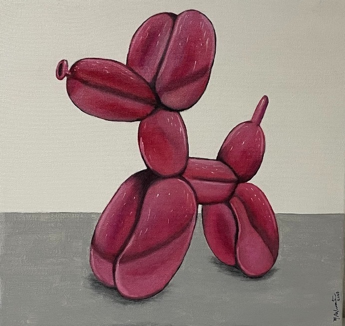 Pink ballon dog — imagen 2