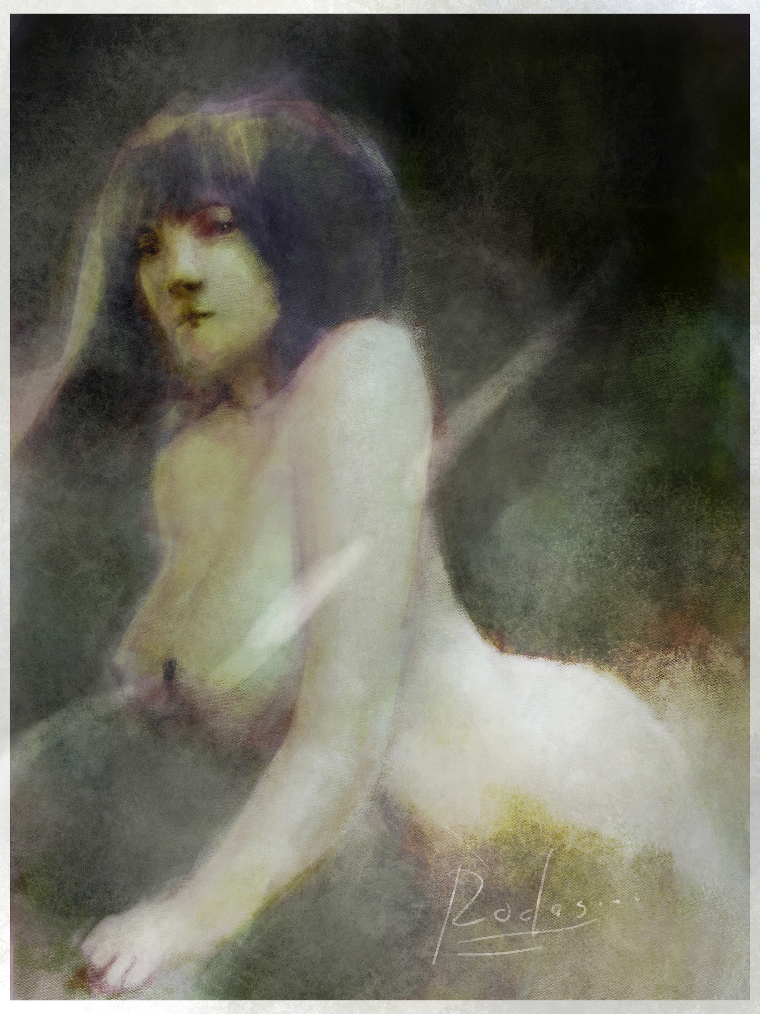CHICA EN LOS MATORRALES