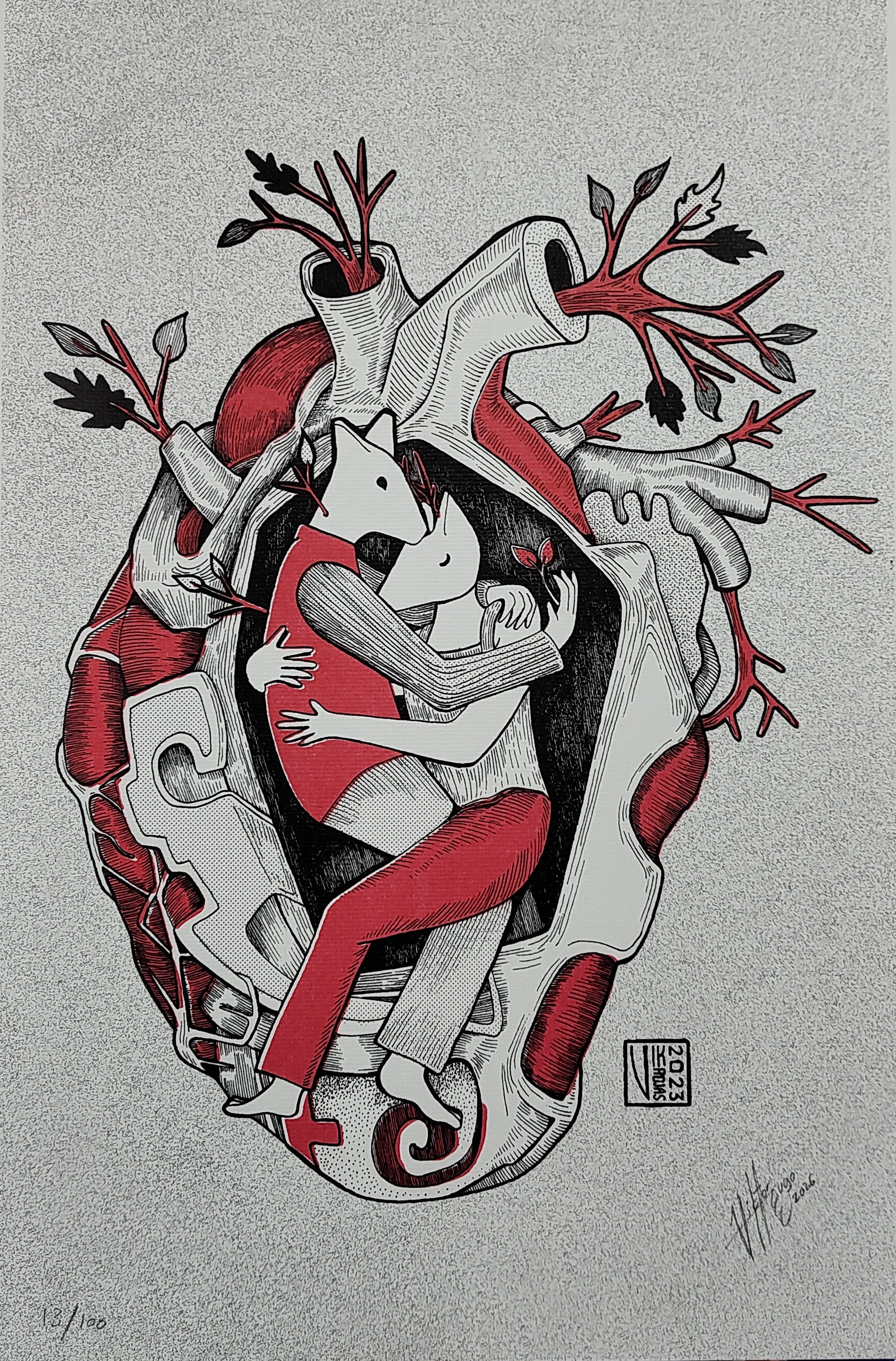 El abrazo y el corazón — imagen 1