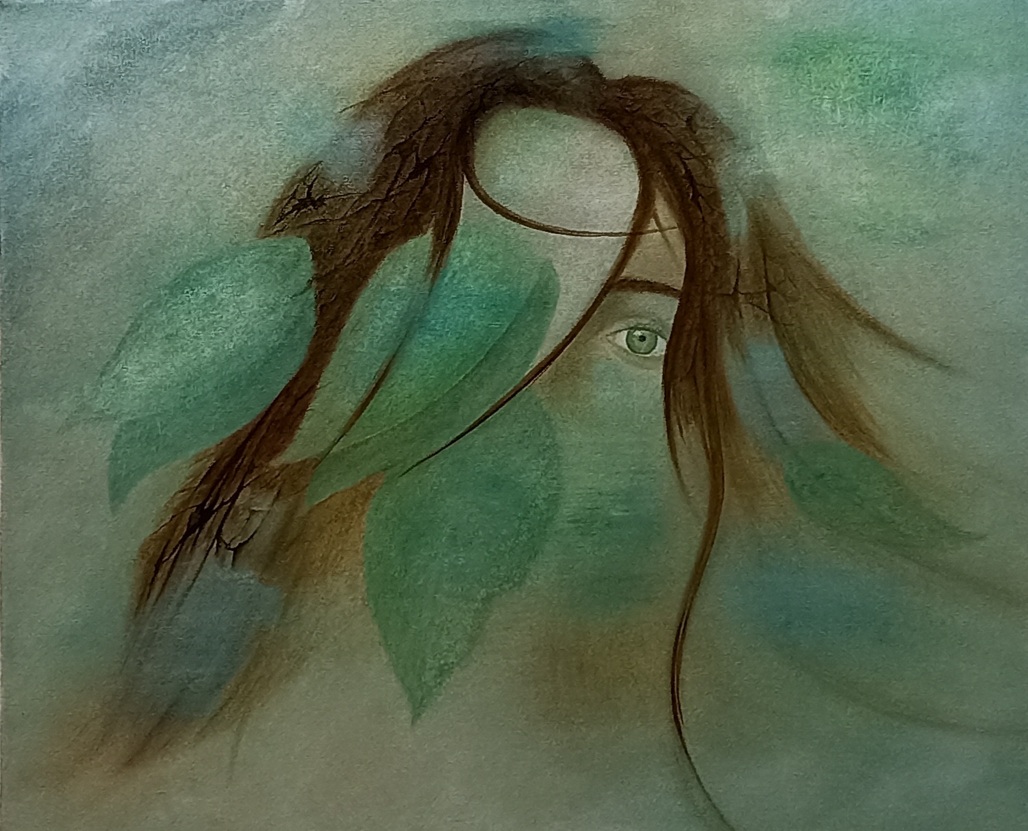 Retrato de hojas — imagen 1