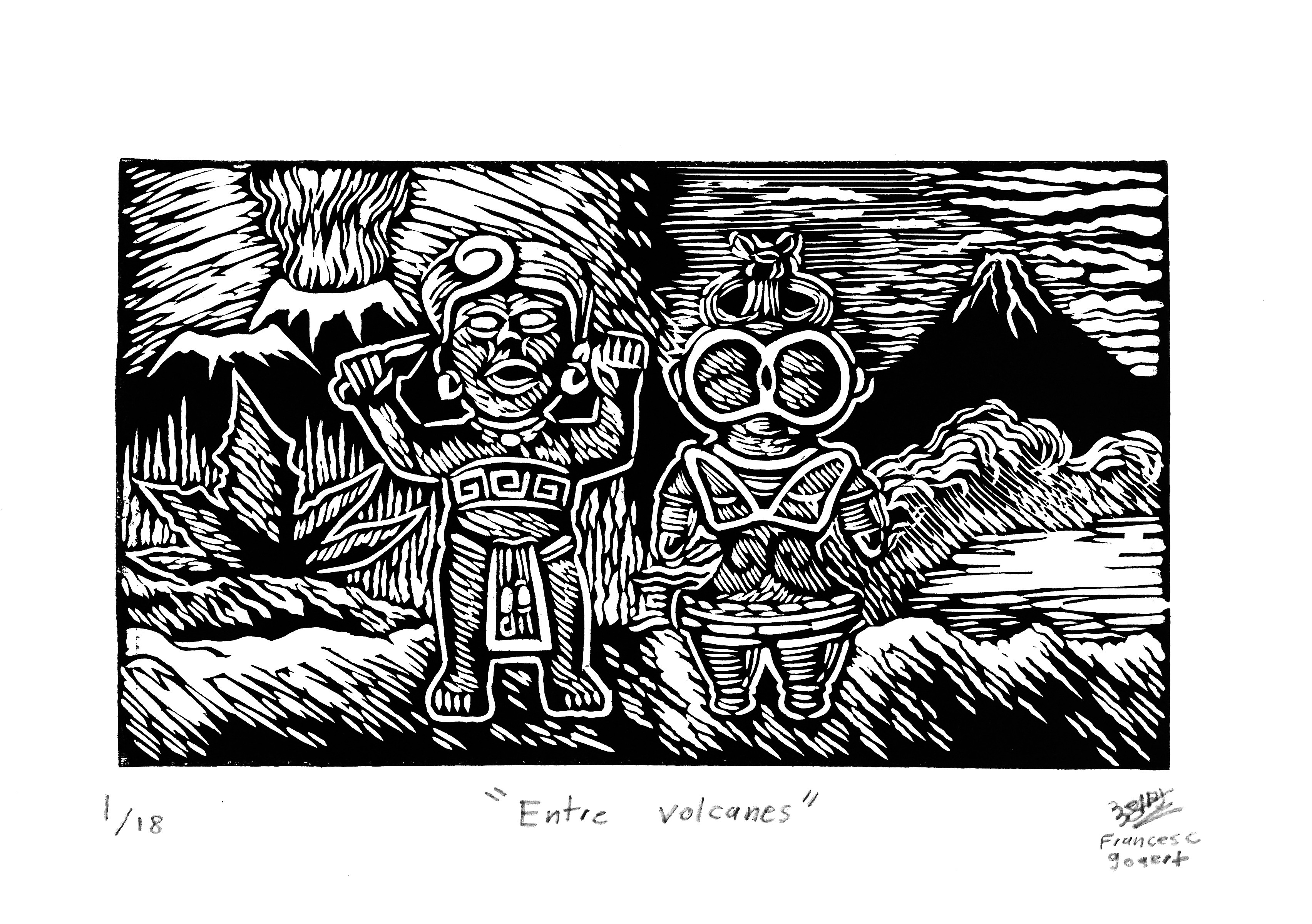 Entre volcanes
