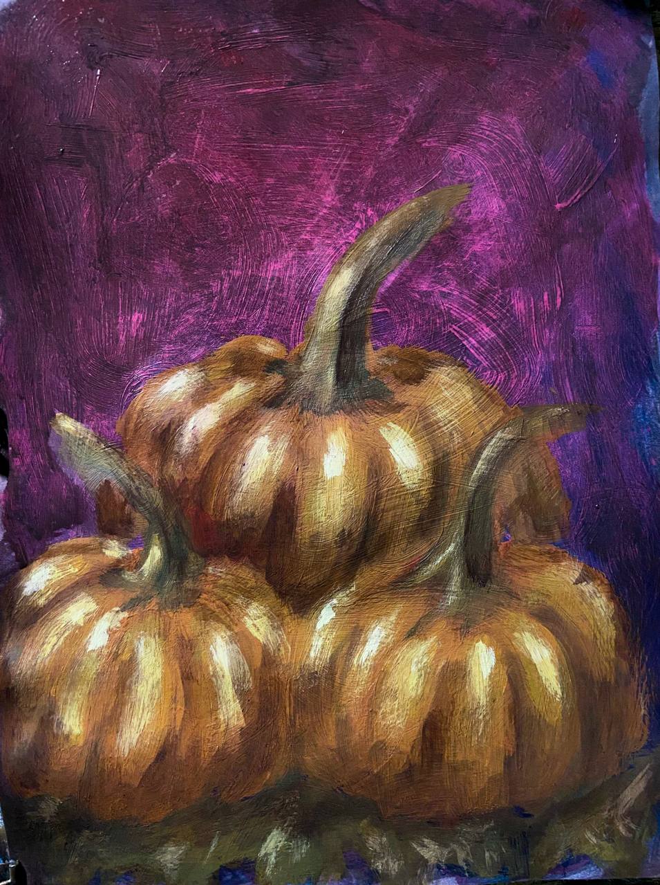 Calabazas al alba